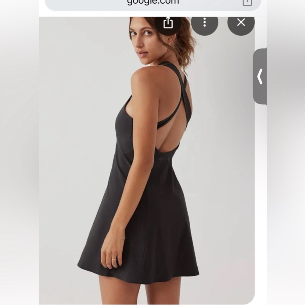 Outdoor Voices Black Halter Athletic Sundress - Picture 2 of 5